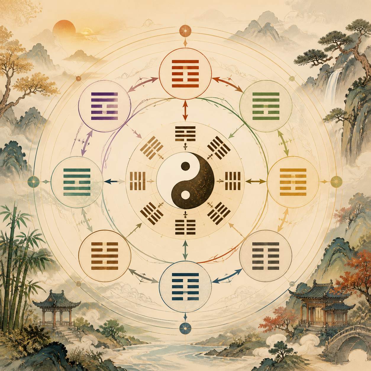 八宫卦序记忆技巧_六爻入门必学的基础知识点