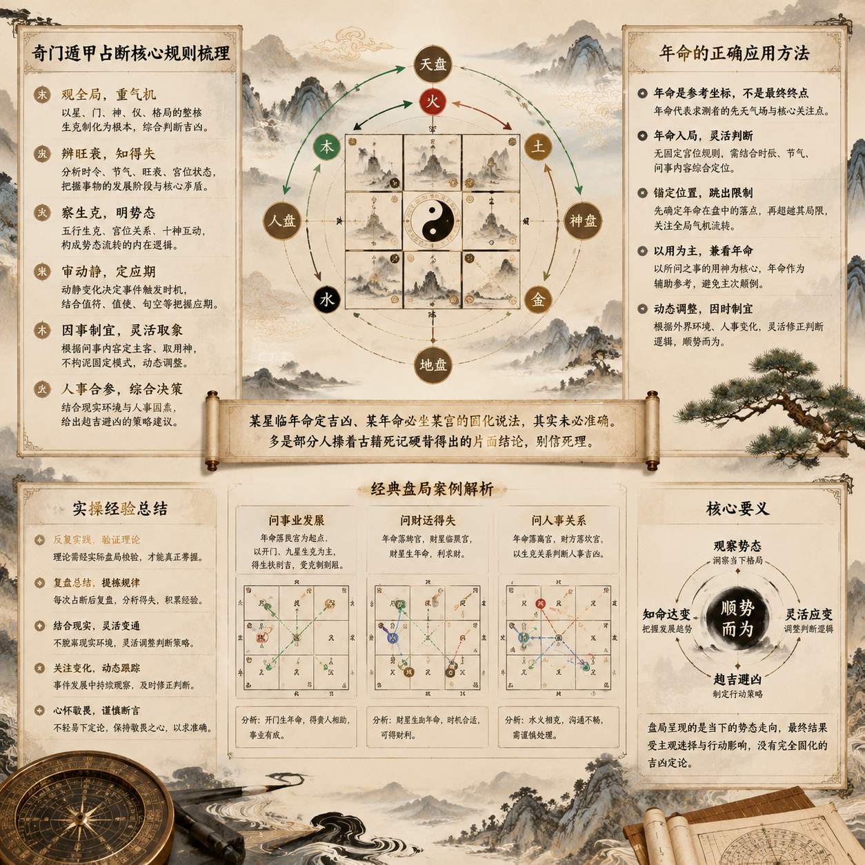 年命正确应用方法_奇门遁甲占断核心规则详解