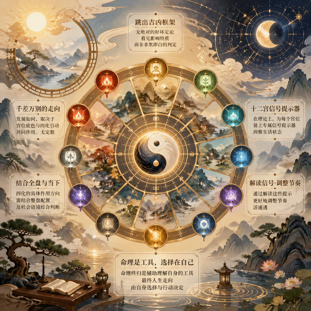 生年四化入十二宫_不同宫位的核心含义全解析