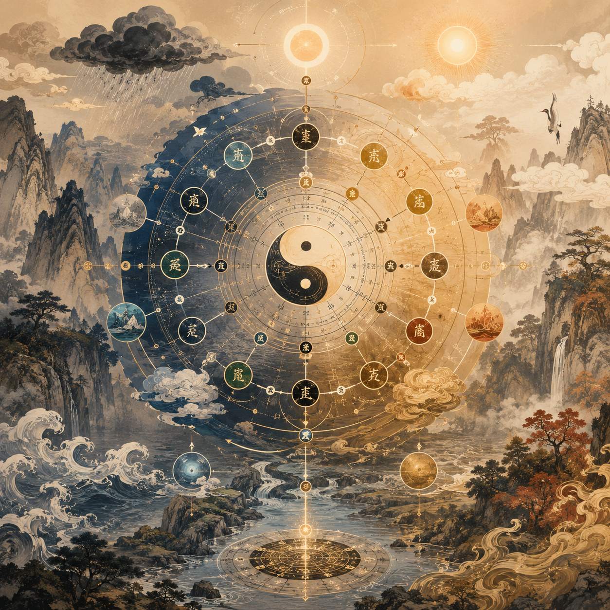 天地盘干生克规则_奇门遁甲占断核心判断准则详解