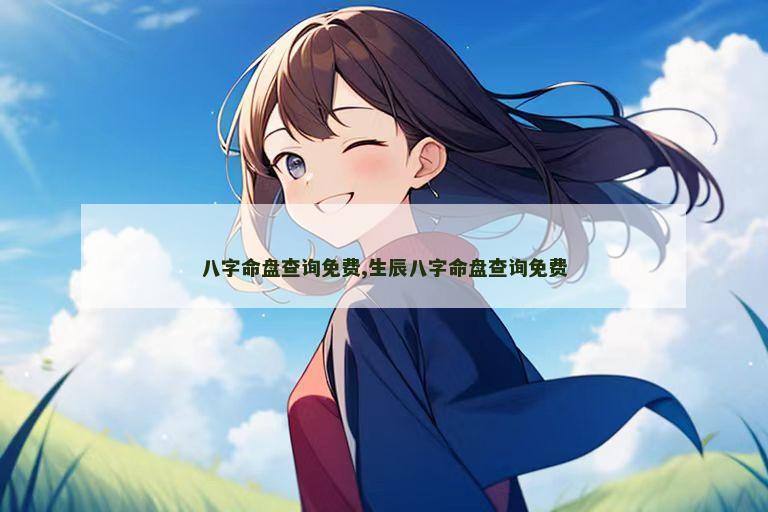 八字命盘查询免费,生辰八字命盘查询免费
