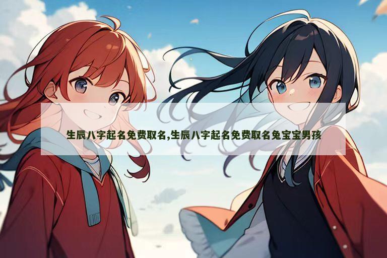 生辰八字起名免费取名,生辰八字起名免费取名兔宝宝男孩