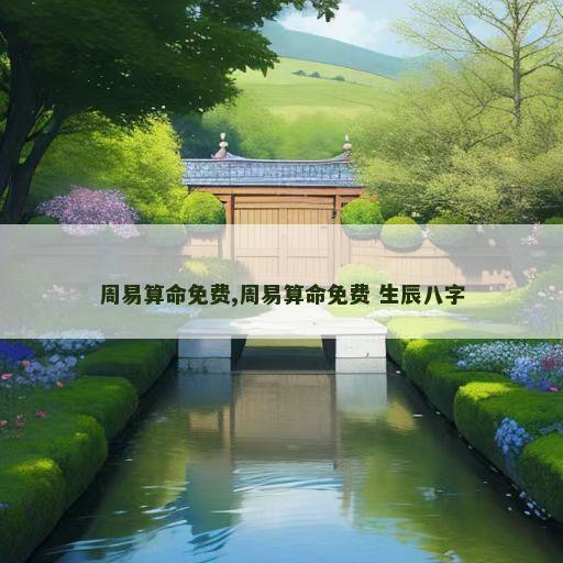 周易算命免费,周易算命免费 生辰八字