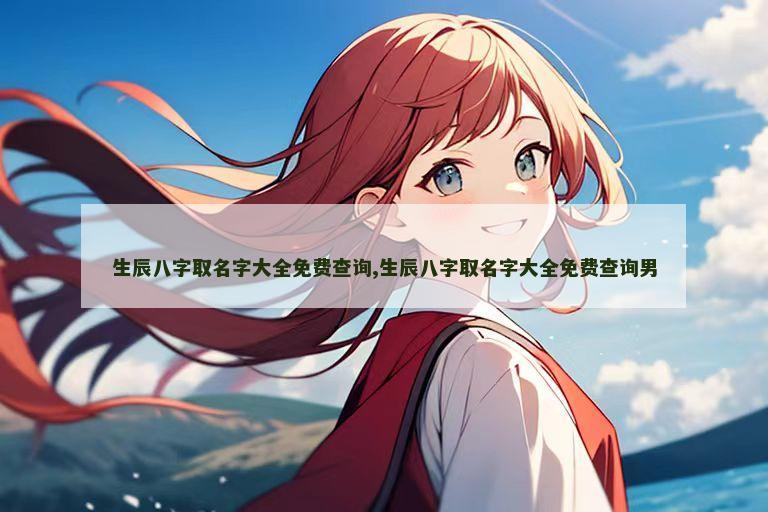 生辰八字取名字大全免费查询,生辰八字取名字大全免费查询男