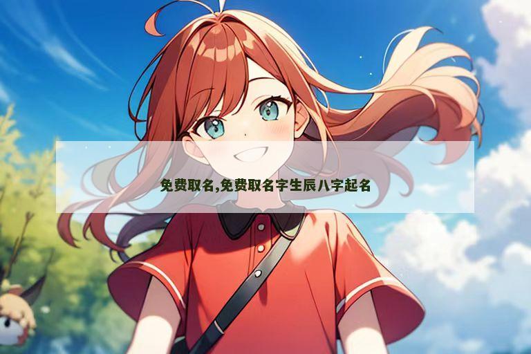 免费取名,免费取名字生辰八字起名