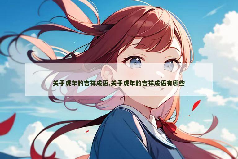 关于虎年的吉祥成语,关于虎年的吉祥成语有哪些