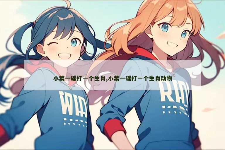 小菜一碟打一个生肖,小菜一碟打一个生肖动物